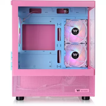 Thermaltake View 170 TG ARGB rozā tornis ar diviem rūdīta stikla paneļiem