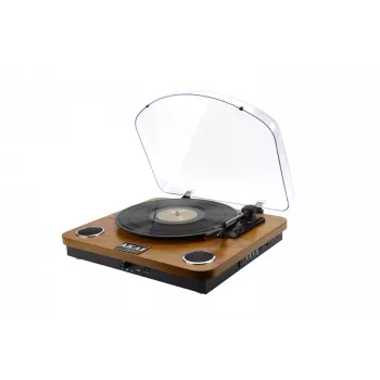 Belt-dziņa audio atskaņotājs AKAI ATT-11BT — brūns, 33/45/78 RPM, 0.8 W RMS