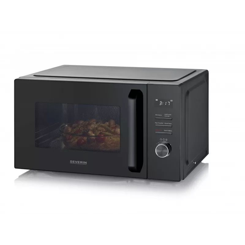 Kombinētā mikroviļņu krāsns SEVERIN MW 7798, virsmas, 29 L, 900 W, melna, 315 mm pagrieziena galds