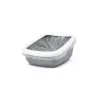 Slēgta kaķu tualete Savic Aseo Jumbo 67,5×48,5×29 cm, pelēka, plastmasa