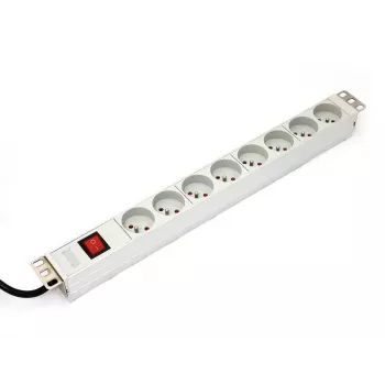 DIGITUS Professional a-19-STRIP-2-IMP - strāvas sadalītājs (Rack - montējams statīvā) - AC 250 V - ieeja Barošanas avots - izeja