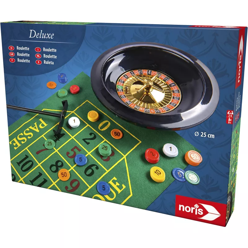 Deluxe komplekts – Rulete 25 cm, Galda spēle