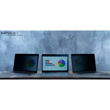 Privātuma ekrāna filtrs Kapsolo KAP12962 noņemams MacBook Air 13 M2 (2022) M3 (2024) edge-to-edge