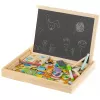 Extralink Toys Divpusējā krīta-magnētiskā tāfele izglītojoša