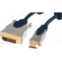 ShiverPeaks SP77480 1m HDMI Type A – DVI-D video kabeļa adapteris zils