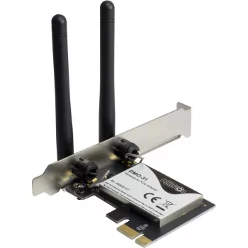 Inter-Tech DMG-31 - Iekšējā - Bezvadu - PCI Express - Wi-Fi - Wi-Fi 4 (802.11n) - 300 Mbit/s