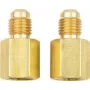 Adapteris testo 0554 3113 aukstumaģenta šļūtenēm — 1/4 collas uz 5/16 collas SAE un 7/16 collas uz 1/2 collas UNF