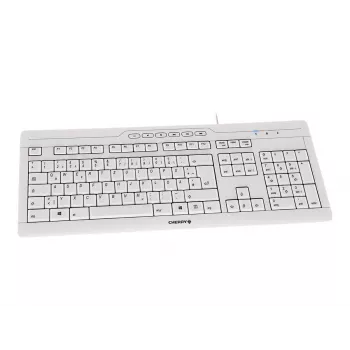 CHERRY STREAM 3.0 tastatūra Office USB pelēka