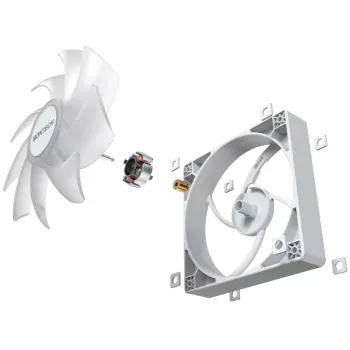 Montech GF120 PWM ARGB 3-in-1 — 120 mm korpusa ventilatoru komplekts ar PWM un ARGB apgaismojumu