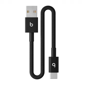 Apple USB-C uz USB-A kabelis MEQL4EE/A 20 cm — Melns