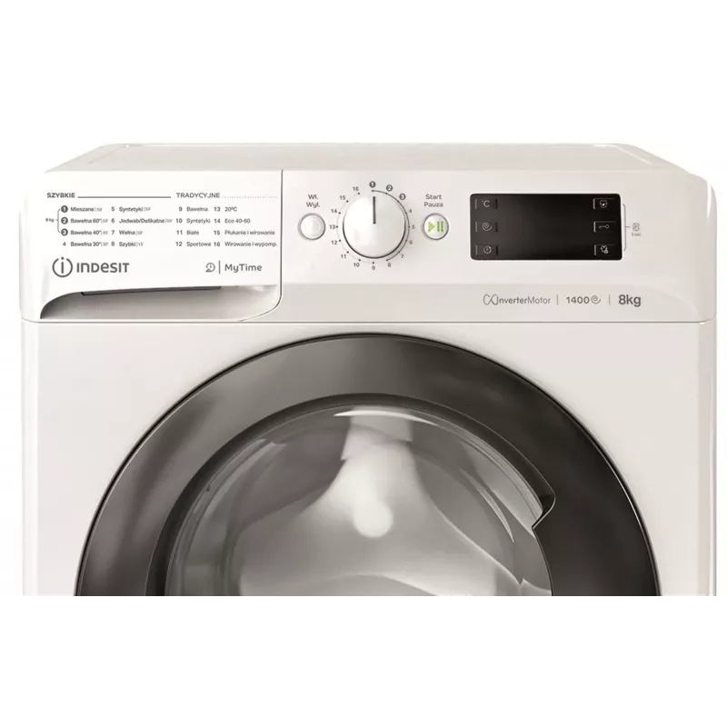 Veļas mašīna INDESIT MTWE81495WBPL 8 kg, 1400 apgr./min, Energoklase B