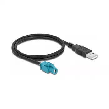 HSD Z kabelis sievišķais uz USB 2.0 Type-A vīrišķais 1m DeLOCK
