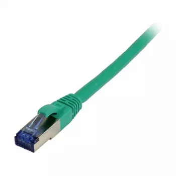 Savienojuma kabelis RJ45 CAT6A 500MHz 0,15m zaļš S-STP (S/FTP) TPE/LSZH (Superflex) AWG26 Syner