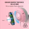 Razer Kraken Kitty V2 RZ04-04730200-R3M1 vadu austiņas spēlētājiem, USB-A, mikrofons, 40 mm skaļruņi, Quartz rozā