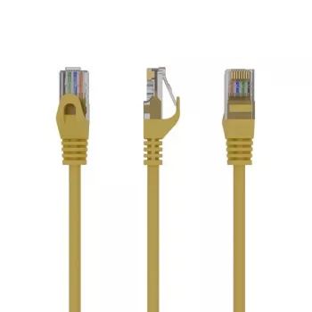 Tīkla kabelis GEMBIRD PP6U-5M/Y — Cat6 U/UTP, RJ-45 uz RJ-45, 5 m, dzeltens