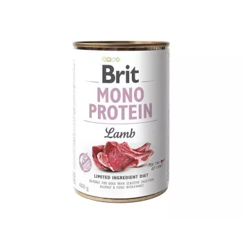 BRIT MONO PROTEIN mitrā suņu barība Jērs 400 g