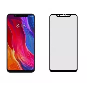 Rūdīts stikls Tellur Xiaomi Mi 8 Pro 2.5D pilnas līmes ekrāna aizsargs