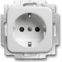 BUSCH JAEGER 2013-0-5291 - CEE 7/3 kontaktligzda - 2P+E - Balta - 250 V - 16 A