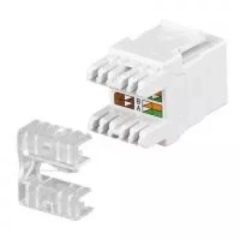 Keystone ligzda GOOBAY Cat5 UTP ar LSA savienojumu, balta