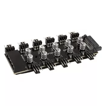 Lamptron SP105 10x PWM ventilatoru centrmezgls