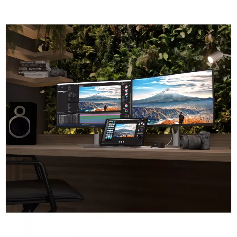 JAPANNEXT JN-IPS275K-HSPC9 27 collu 5K IPS monitors – HDMI/DP, USB hubs, iebūvēti skaļruņi