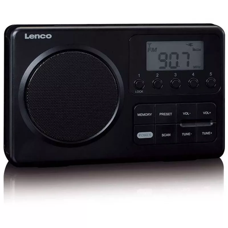 Lenco MPR-035BK radio uztvērējs, melns
