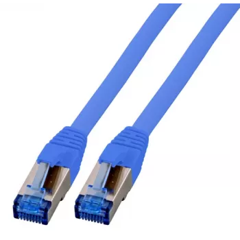 EFB-Elektronik RJ45 Savienojuma Kabelis Cat.6A S/FTP TPECat.7 Raw Cable superflex Zils 3m