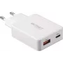 Voltcraft UC-1C1A65W01 USB lādētājs USB-C USB-A ātrā uzlāde PD 3.0 Balts (VC-17010790)