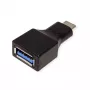 VALUE 12.99.9030 Adapteris USB Type C uz USB Type A Melns