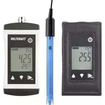 VOLTCRAFT KBM-110 + TG-400 pH mērinstruments Redox (ORP), temperatūra, pH vērtība