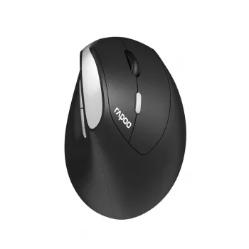 Rapoo EV250 Bezvadu Optiskā Pele, 1600 DPI, Melna