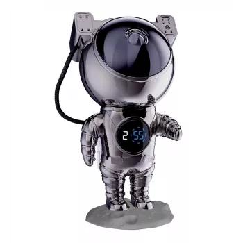 Hawk HW-STAR02 Astronauta zvaigžņu projektors ar pulksteni Ghrome Edition