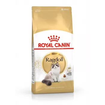 Sausā barība kaķiem Royal Canin Ragdoll Adult 2 kg — vistas gaļa, 32% olbaltumvielas, 18% tauki