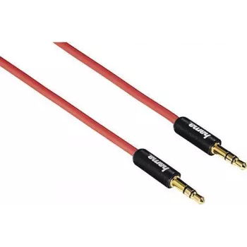 Hama 1 m 3,5 mm / 3,5 mm audio kabelis sarkans
