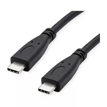 ROLINE RM USB 3.2 Gen 2 kabelis, C-C, ST/ST, 4K UHD-1, 10Gbit/s, Emark, 100W, melns, 1 m