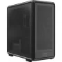 PC Midi Tower Cooler Master MasterFrame 600 Mesh — Melns, atbalsta ATX/EATX, 2x200mm priekšējie ventilatori, priekšējais/sānu ventilatoru atbalsts, 2x3.5 collu + 3x2.5 collu vietas