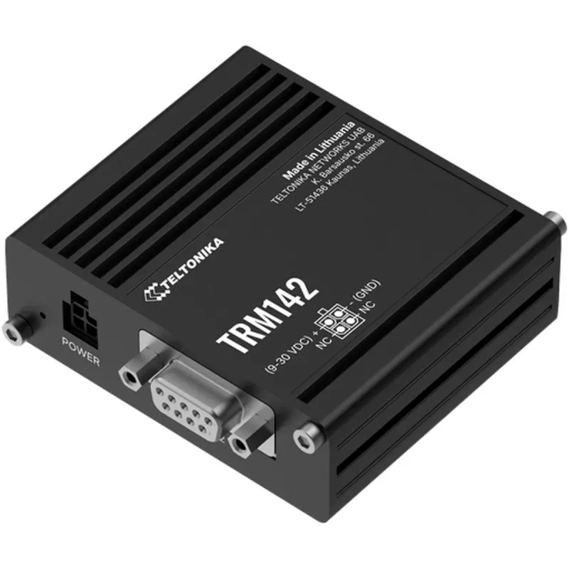 Industriālais 4G modems TELTONIKA TRM142 — LTE savienojums, kompakts industriāls korpuss