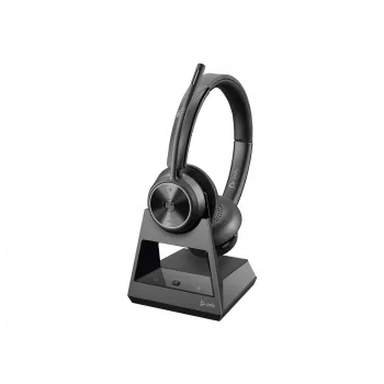 Poly Savi 7320 Stereo Microsoft Teams sertificētas DECT 1880-1900 MHz Top EMEA - INTL angļu val. Eiropas spraudnis