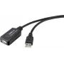 Renkforce RF-4535052 USB kabelis 5 m USB 2.0 USB A Melns (RF-4535052)
