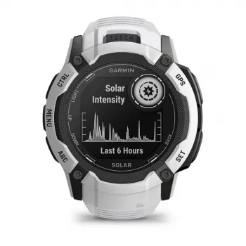 Garmin Instinct 2X Solar 2.79 cm (1.1) MIP 50 mm Digitāls 176 x 176 pikseļi Skārienekrāns Balts GPS