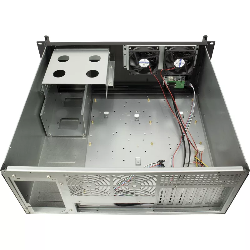 Rack Server korpuss Inter-Tech 4U-K-439L Melns