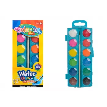Colorino Kids Ūdenskrāsas mazas 12 krāsas