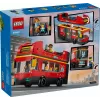 LEGO City Sarkanā divstāvu apskates autobusa rotaļlieta 60407