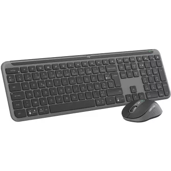 Logitech Signature Slim Combo MK950 uzņēmējdarbībai - Bezvadu tastatūras un peles komplekts - 100 % (Pilnizmēra)