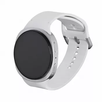Viedpulkstenis Samsung Galaxy Watch 8 44 mm Sudrabs, 1.5 collu AMOLED 480x480, 5 ATM, GPS, 32 GB, 435 mAh