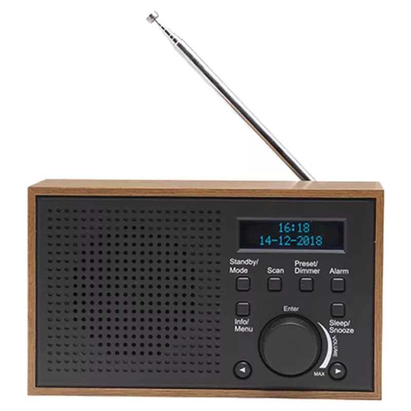Radio Denver DAB-46 tumši pelēks