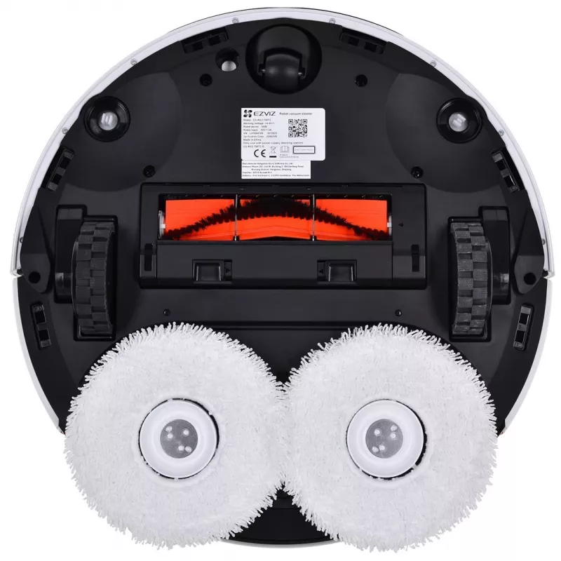 EZVIZ RS2 CS-RS2-TWT2 balts robotputekļsūcējs ar mazgāšanas funkciju, 0,4 l, bez maisa