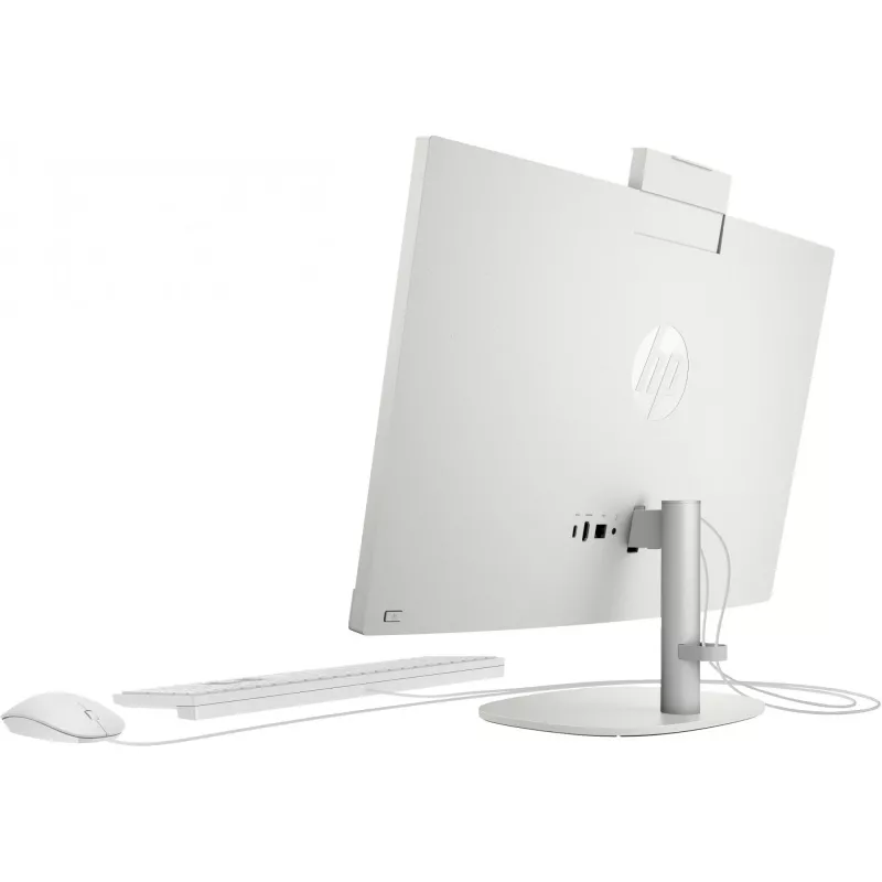 HP 24-cr0009ng All-in-One dators AMD Ryzen™ 3 7320U 60,5 cm (23,8 inch) 1920x1080 8 GB LPDDR5 512 GB SSD Windows 11 Home Wi-Fi 6 Balts