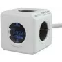 PowerCube Extended Allocacoc 8910/DEEXMO pagarinātājs ar kabeli un digitālo displeju