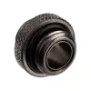Adapteris Alphacool G1/4 AG uz G1/4 AG, metāla leņķa savienojums, melns